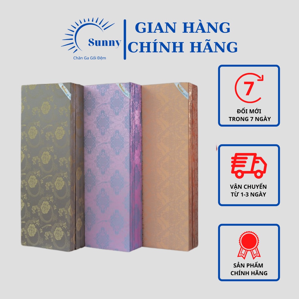 Đệm Bông Ép Việt Hàn cao cấp hàng chính hãng 3 gấp tiện lợi