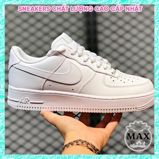 Giày thể thao AF1 Air Force 1 cổ thấp màu trắng full cho nam nữ