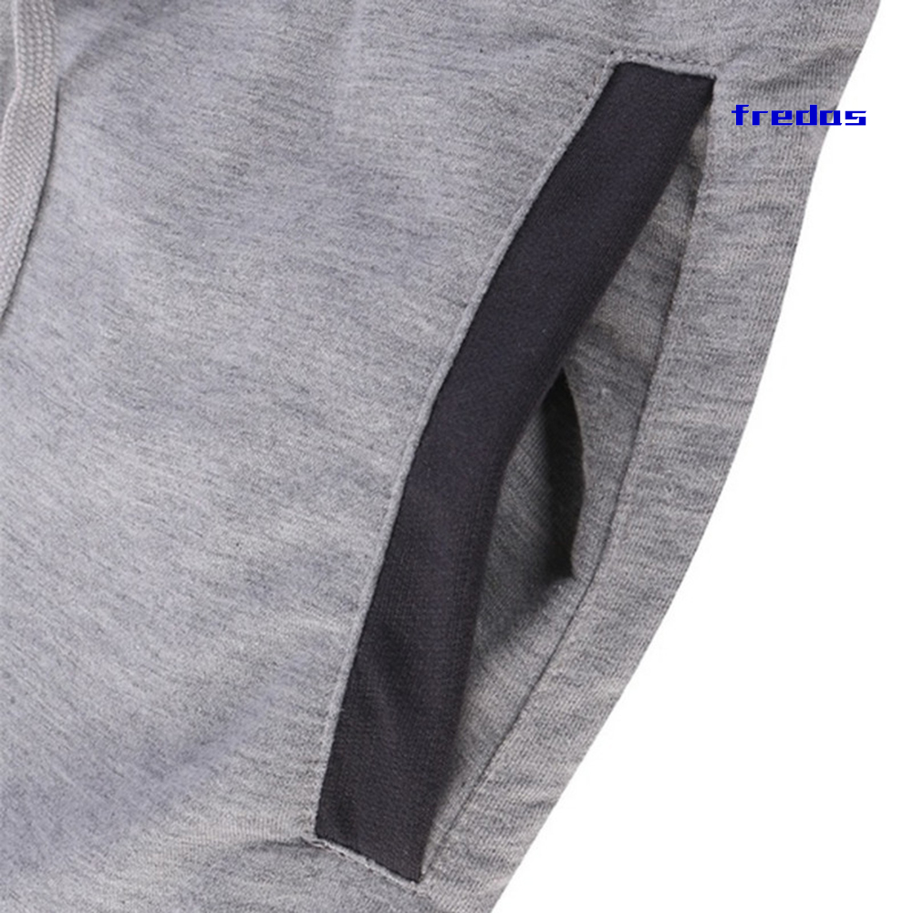 Men Harem Pants Shorts Sport Drawstring Jogger Trousers