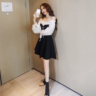 【Big Size Quảng Châu】 Đầm xòe quảng châu cao cấp D944