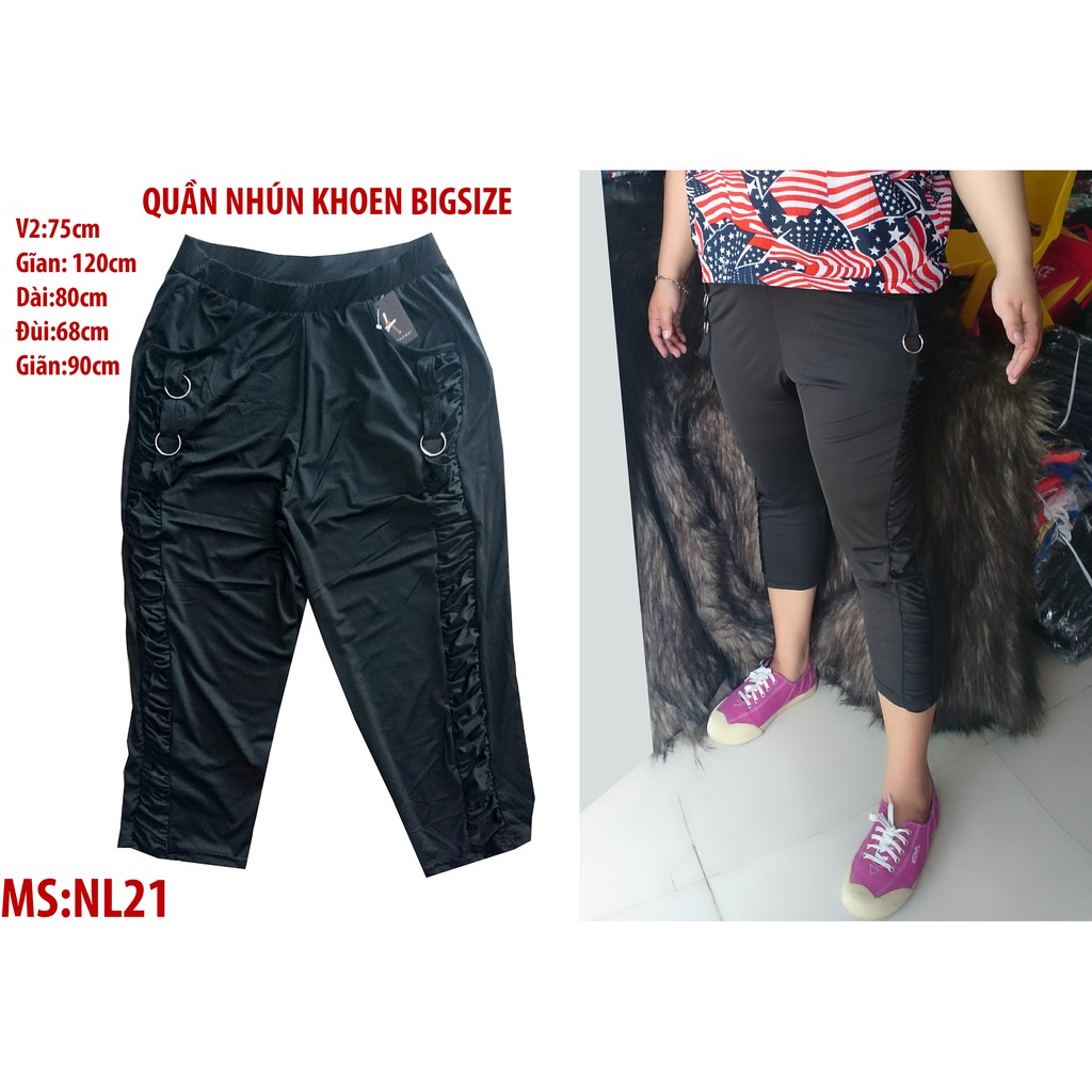 quần lửng phối khoen bigsize