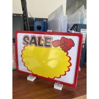 Bộ bảng giá siêu thị dùng với chân đế bằng nam châm A4, A5, A6, hít vào kệ sắt cực chắc chắn chuyên sử dụng tại siêu thị