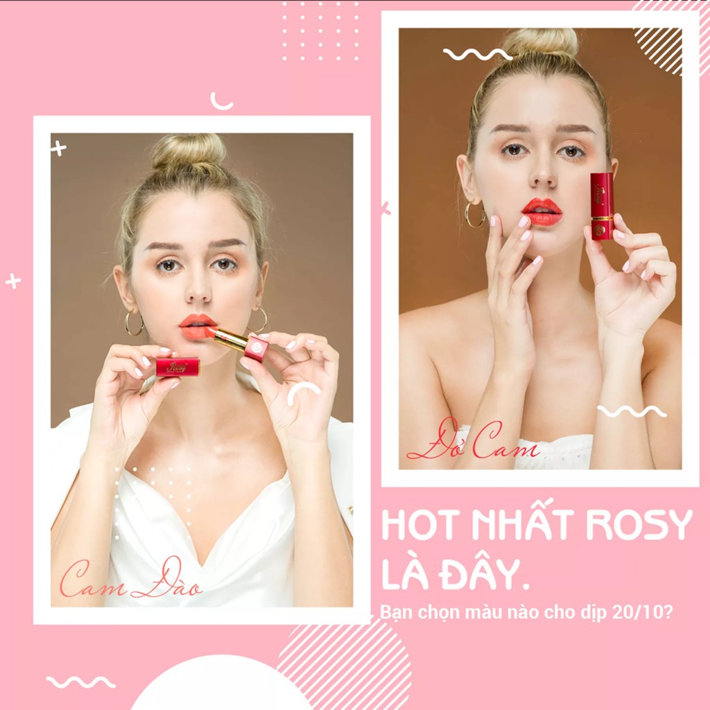 SON SÁP ROSY SWEET LOVE, SIÊU LÌ KHÔNG CHÌ