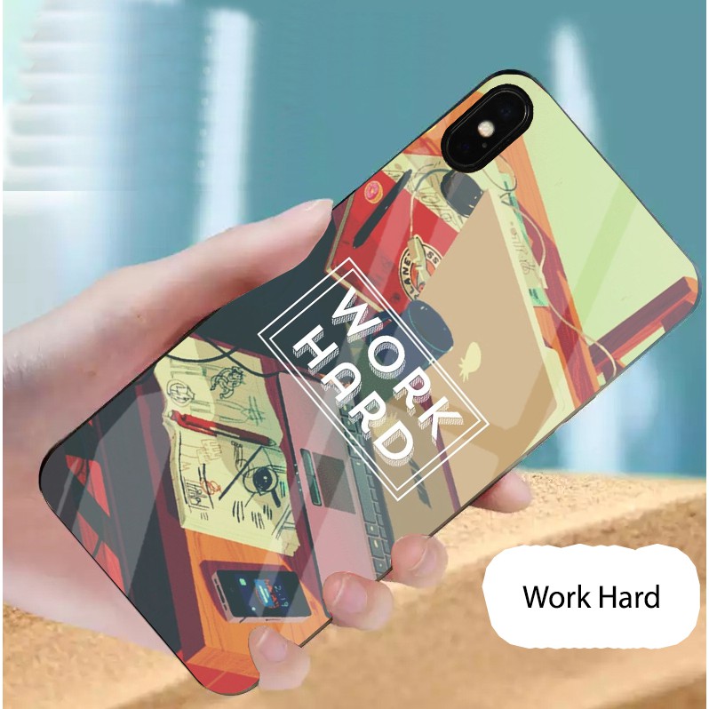 Ốp LƯNG iphone kính cho IPHONE X, XS MAX,XR CAO CẤP