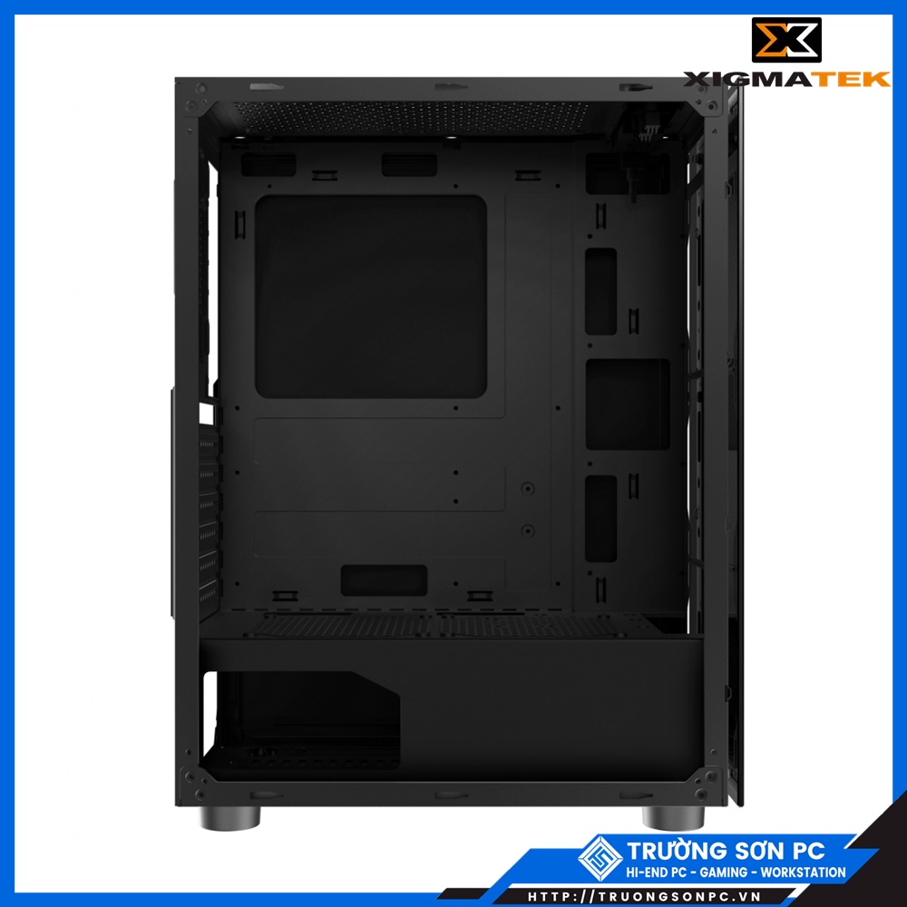 Vỏ Case XIGMATEK XIGMATEK HERO 3F (EN45129) - ATX, 2 SIDE TEMPERED GLASS, KÈM 03 FAN XIGMATEK X20F