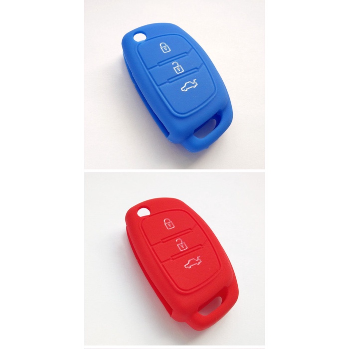 Vỏ Chìa Khóa 3 Nút Cho Hyundai Santa Fe Sonata Elantra Verna Ix35 Solaris Ix45 I10 I30 Giá Đỡ