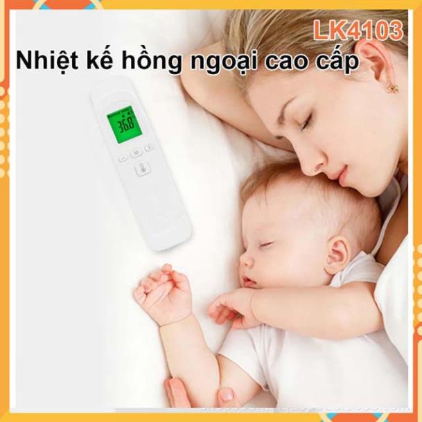 Nhiệt kế hồng ngoại đo không tiếp xúc chất lượng cao chính hãng [ đo được nước pha sữa , nhiệt độ bề mặt ] LK4103