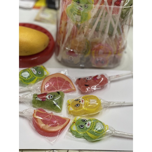 Kẹo dẻo que hình thú 1 cây giá dùng thử