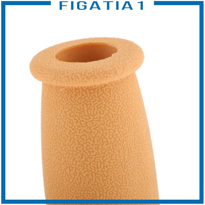 1 Cặp Vỏ Bọc Tay Cầm Bằng Cao Su Màu Vàng Thoải Mái