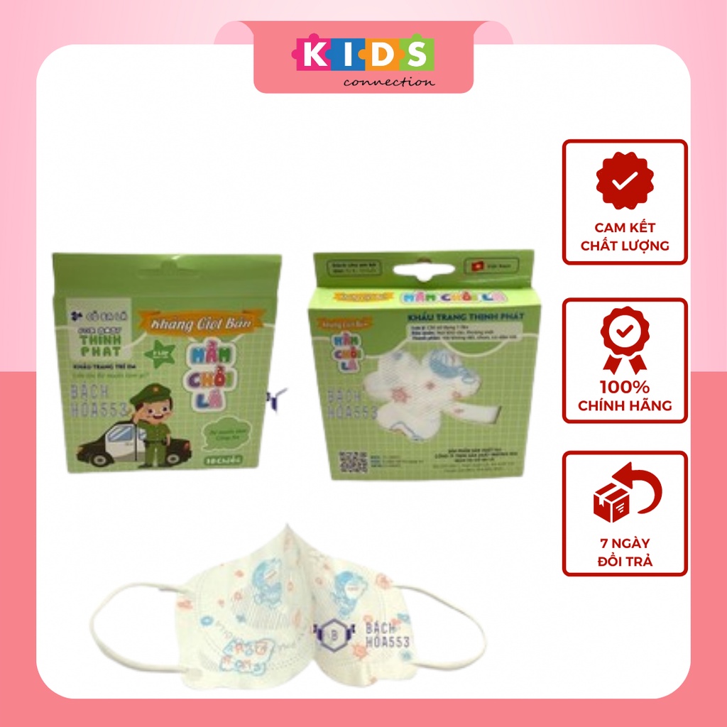 Khẩu trang Mầm Chồi Lá kháng giọt bắn (Hộp 10c)