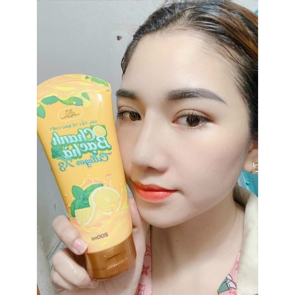 Tẩy tế bào chết chanh bạc hà Collagen x3 Đông Anh