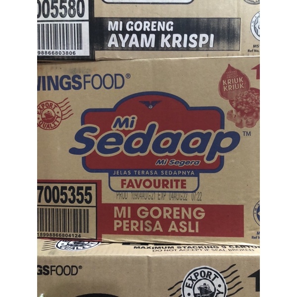 Mì sedaap cay (thùng) | BigBuy360 - bigbuy360.vn