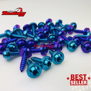 Ốc ProTi GR5 5LI DÀN ÁO HONDA, YAMAHA (GIÁ 1 CON )   chính hãng Titan 100% bao test. ( đền hàng nếu không phải titan )