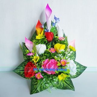 Hoa Hồng trang trí bàn thờ loại 11 bông - Đồ thờ Hoàng Dương