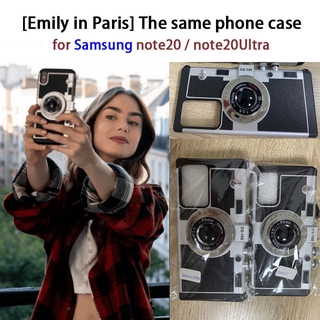 Emily in Paris Ốp Lưng Hình Máy Ảnh 3d Cổ Điển Cho Samsung Note 20 Ultra case cover