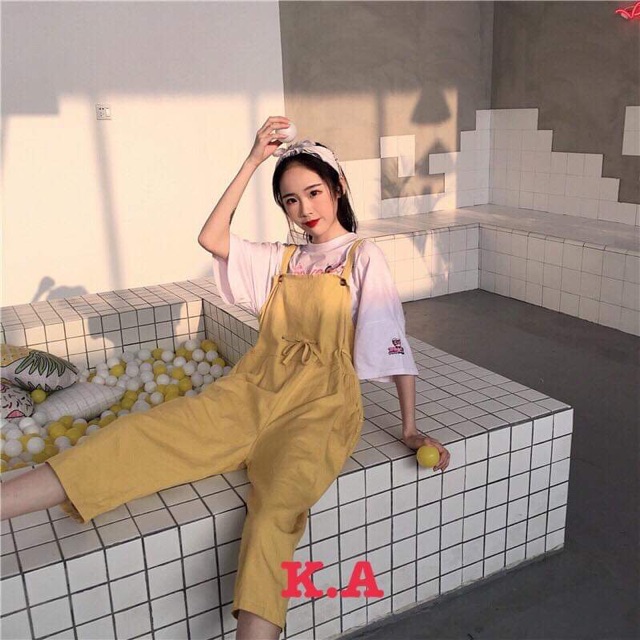 Yếm quần kaki buộc eo KAN0519 | BigBuy360 - bigbuy360.vn
