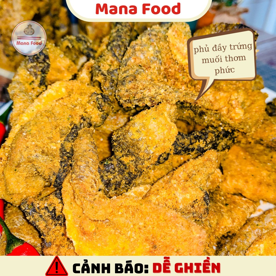 250G Da Cá Hồi Trứng Muối Mana Food | Hàng nhập khẩu | Không tanh, thơm béo - Chất lượng