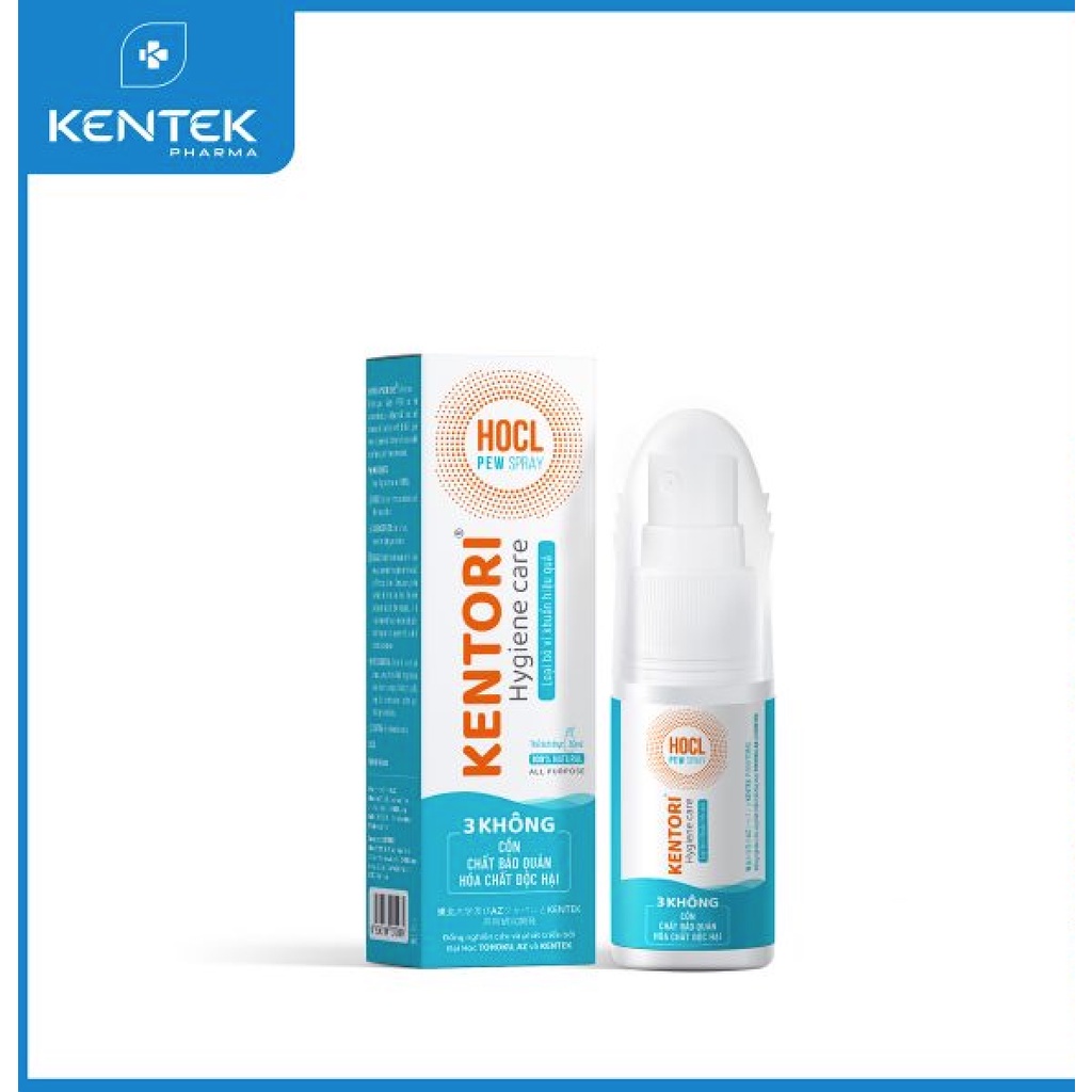 XỊT DIỆT KHUẨN KENTORI NHẬT BẢN KHÔNG CỒN AN TOÀN CHO DA VÀ BÉ 30ml