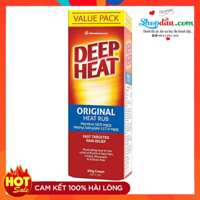 Dầu xoa bóp Deep Heat Regular Relief