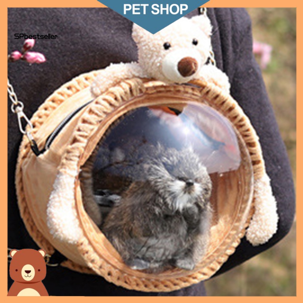 Túi Đeo Vai Trong Suốt Tiện Dụng Mang Theo Du Lịch Cho Chuột Hamster/ Chinchilla