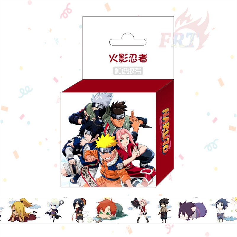 Băng keo dính trang trí hình nhân vật hoạt hình Naruto