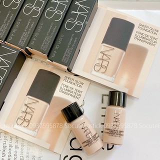 Kem nền Nars - Sheer Glow Foundation Minisize 5ml Tone Light 2