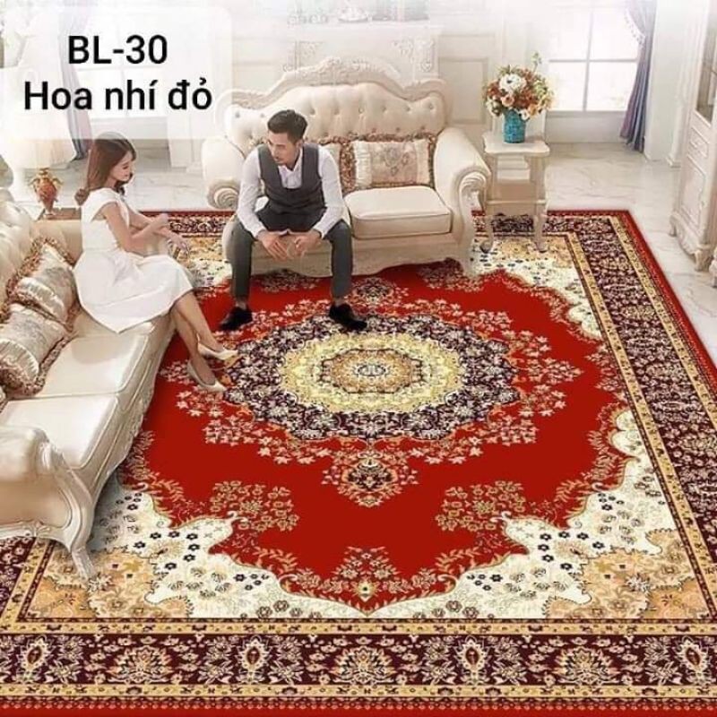 Thảm Trải Sàn Bali 1m6x2m3 và 2mx3m Trang Trí Phòng Cao Cấp