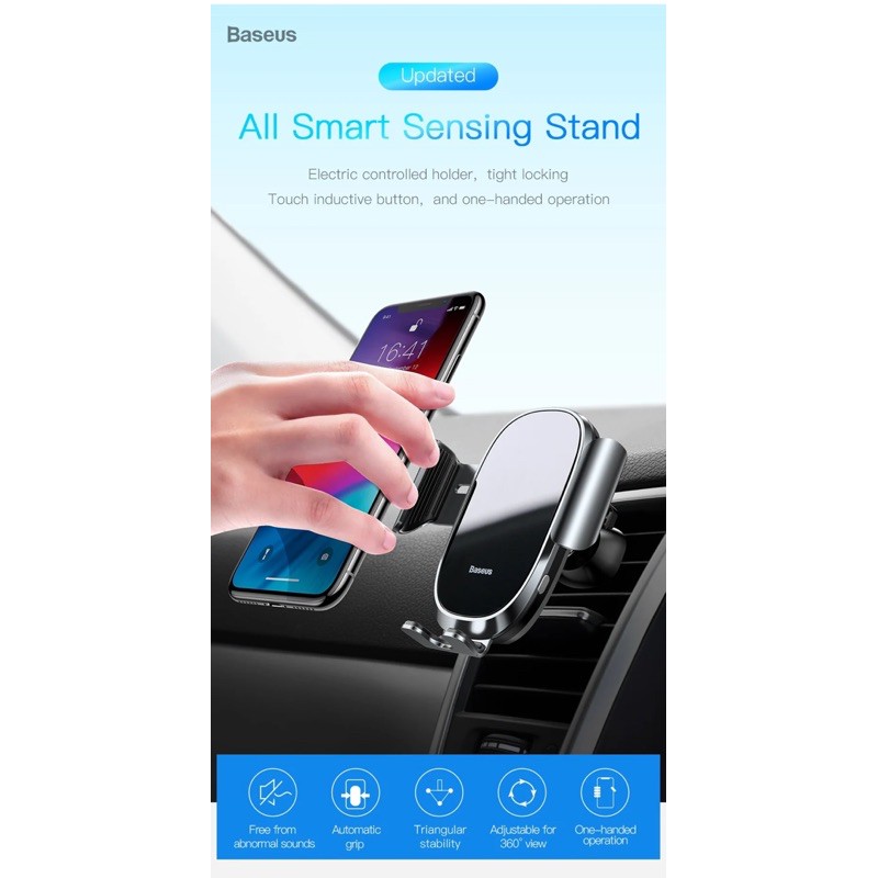 Đế giữ điện thoại trên xe hơi Báeus  Future Series Intelligent Sensor Car Holder (Khóa tự động bằng cảm biến)