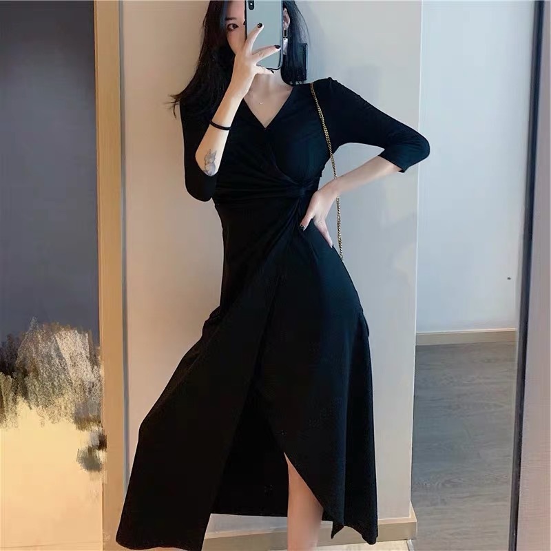 Đầm Dài Dáng Ôm Xẻ Tà Gợi Cảm Cho Nữ | BigBuy360 - bigbuy360.vn