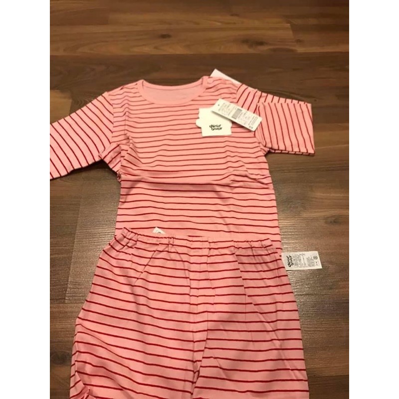 bộ cotton xuất hàn cho bé