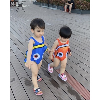 [Hàng QCCC] Bộ bơi cá mập/nemo cho bé trai bé gái