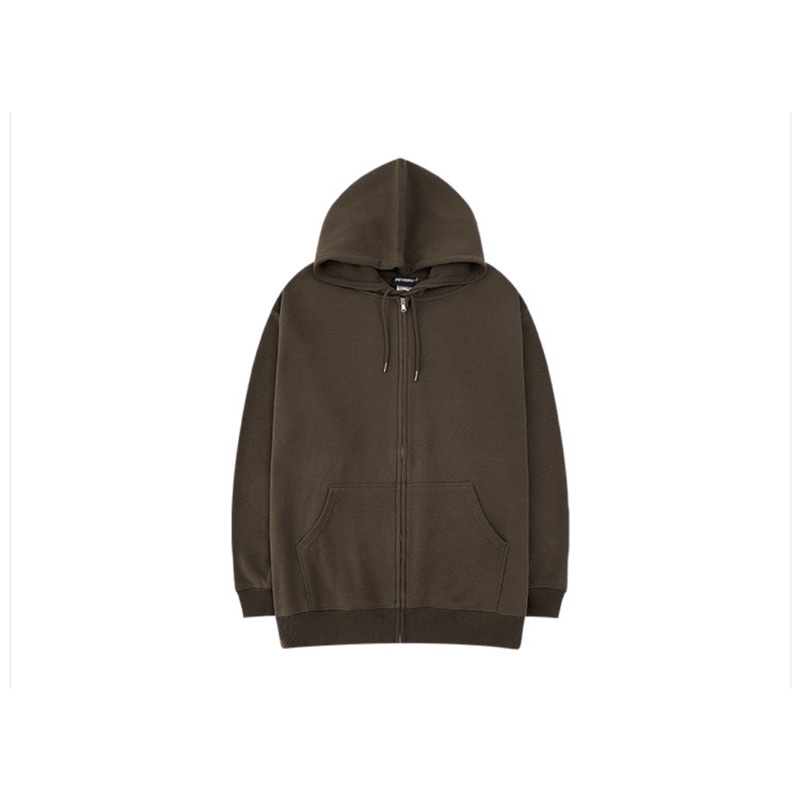 [CHÍNH HÃNG + DEAL SỐC] Áo Hoodie Zip trơn nỉ bông cao cấp NELLY  form rộng unisex nam nữ | BigBuy360 - bigbuy360.vn