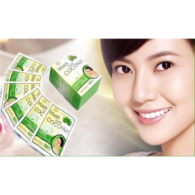 Mặt Nạ nước dừa tươi 100% (bến tre)