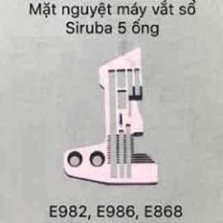 Mặt nguyệt vắt sổ Siruba 5 ống chỉ máy may công nghiệp