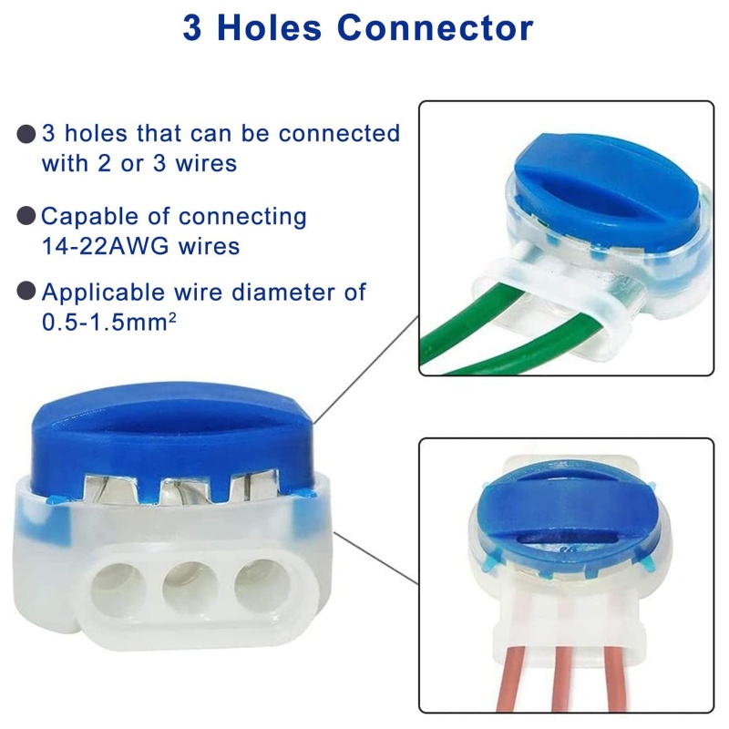 Set 25 Đầu Nối 3 Lỗ Chống Thấm Nước 314 Cho Máy Cắt Cỏ