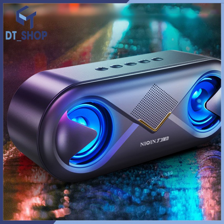 Loa Bluetooth Goden House S6 Cao Cấp - Loa Bluetooth Mini Để Bàn Tích Hợp Công Nghệ Âm Thanh Stereo Siêu Trầm Âm