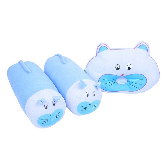 Bộ gối đôi con sâu cho bé Baby Top hàng Việt Nam (1 gối nằm+ 2 gối ôm)