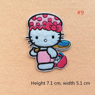 Sticker ủi thêu hình Hello Kitty