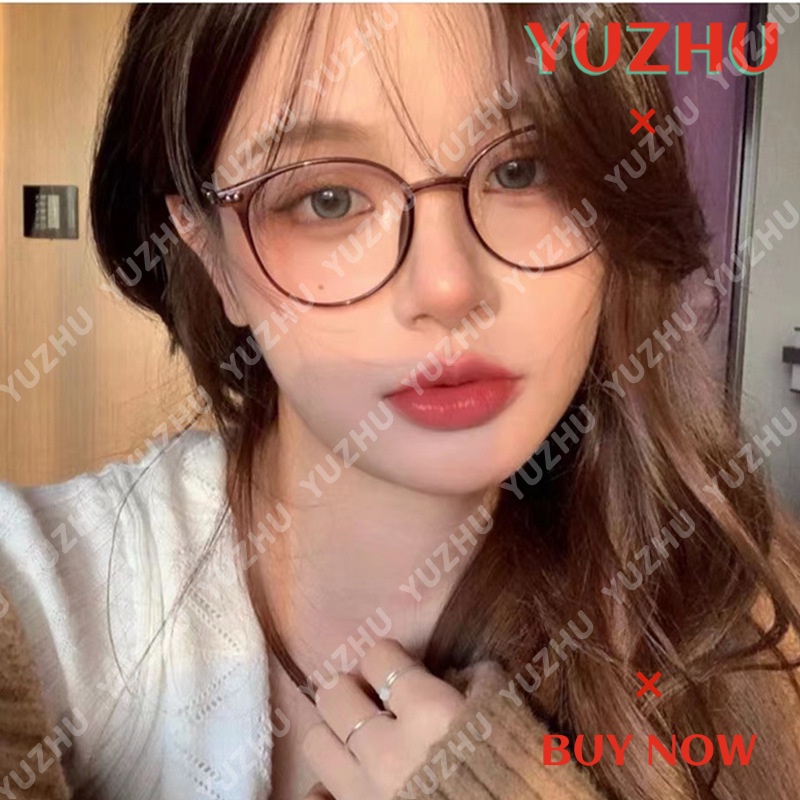 Mắt Kính Gọng Tròn Chống Ánh Sáng Xanh Thời Trang Hàn Quốc Cho Nam Nữ
