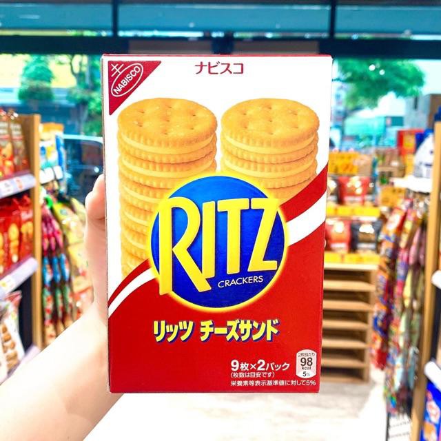 Bánh Quy Mặn RITZ 247g Kẹp Phô Mai 160g (Hàng Xuất Khẩu Thị Trường Nhật)