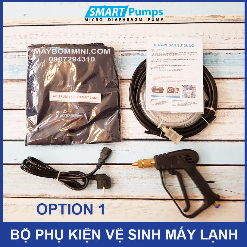 Box xịt vệ sinh máy lạnh chuyên nghiệp 45W 220V Option 1