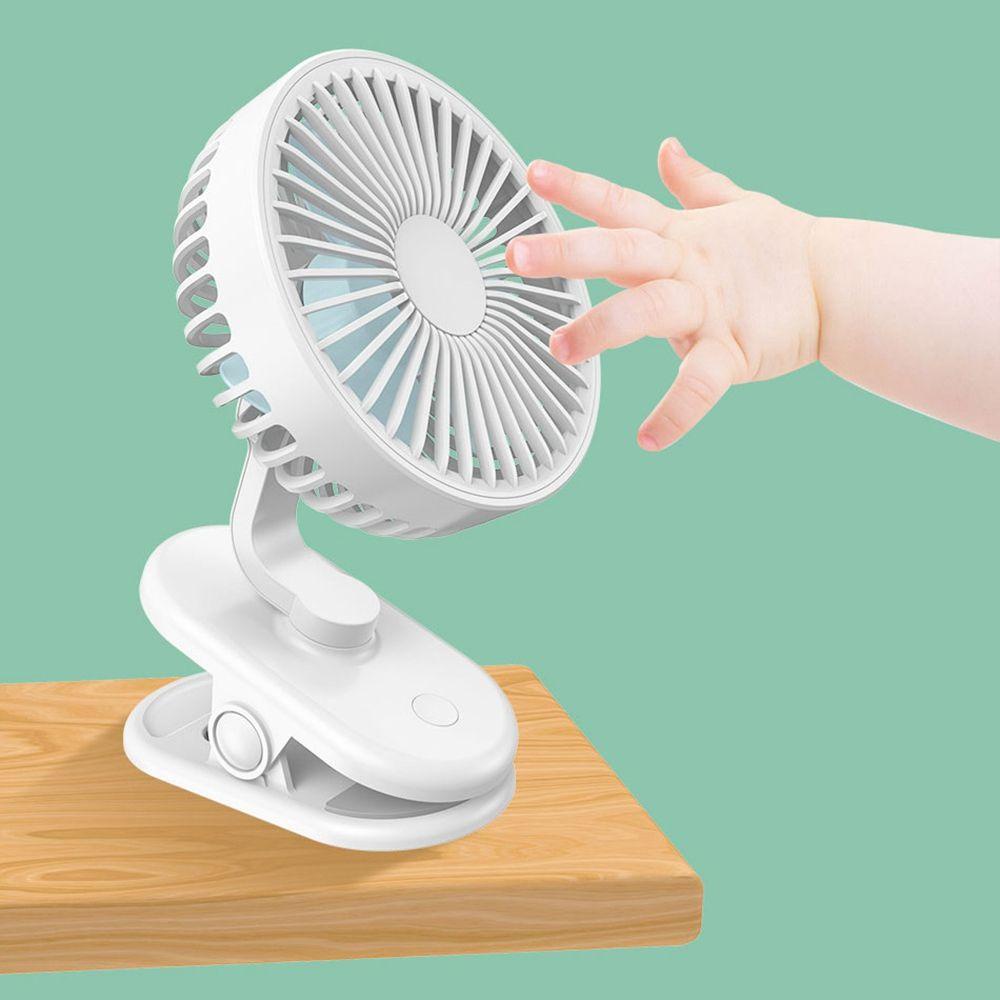 ELEGANT Quạt Mini Để Bàn Bằng PP Có Thể Điều Chỉnh Và Sạc Lại Tiện Dụng