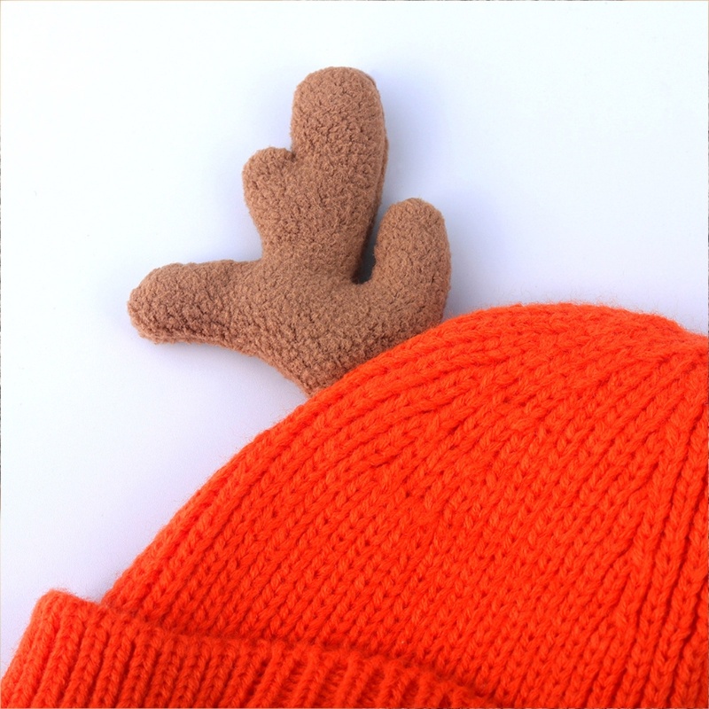 Mũ Phi Công Dệt Kim Hình Sừng Hươu Đáng Yêu Thời Trang Mùa Đông Cho Người Lớn