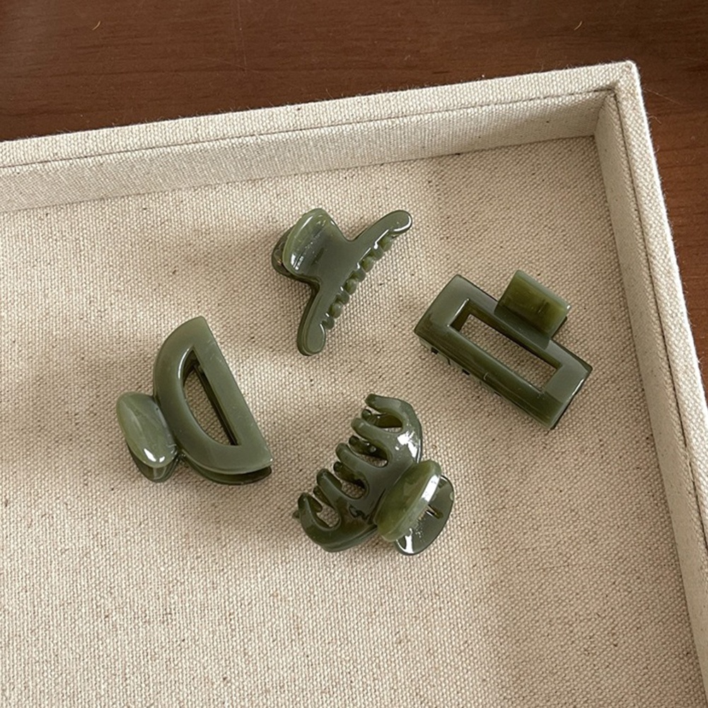 Set 4 Kẹp Tóc Càng Cua Mini Tạo Kiểu Thời Trang Cho Nữ