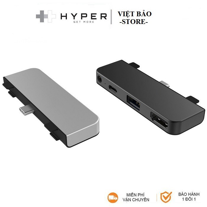 Cổng Chuyển HYPERDRIVE ipad for macbook 4 IN 1 HDMI 4K30HZ USB-C Hub