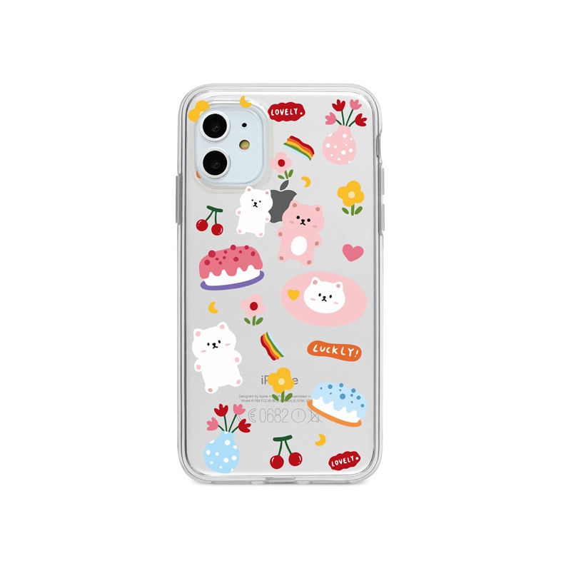 Ốp điện thoại hình dễ thương cho IPHONE 11 PRO MAX 6 6S PLUS 7 8 PLUS X XS MAX XR | BigBuy360 - bigbuy360.vn