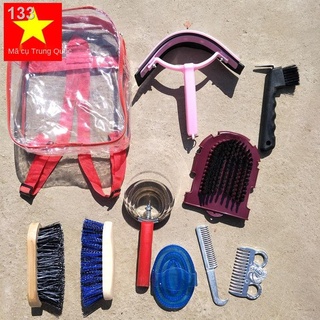 Horse Gear Bộ dụng cụ làm sạch ngựa cưỡi giặt đồ cho Nguồn cung cấp ổn định 10 miếng