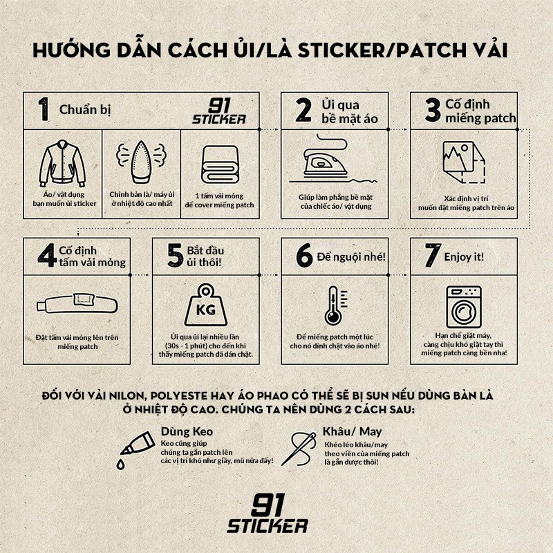 Sticker/ Patch vải ủi/là quần áo SIMPSON 91Sticker nhiều mẫu dùng ủi lên quần áo, mũ nón, phụ kiện