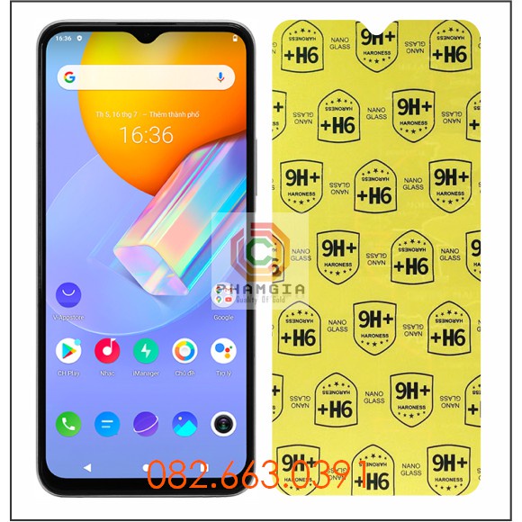 Dán cường lực Vivo Y51 trong suốt, nano dẻo siêu bền, độ cường lực 9H+