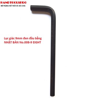 9mm Lục giác đen đầu bằng NHẬT BẢN No.008-9 EIGHT